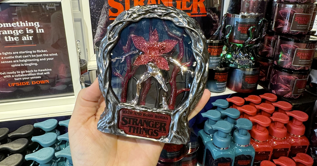 stranger things bath and body works