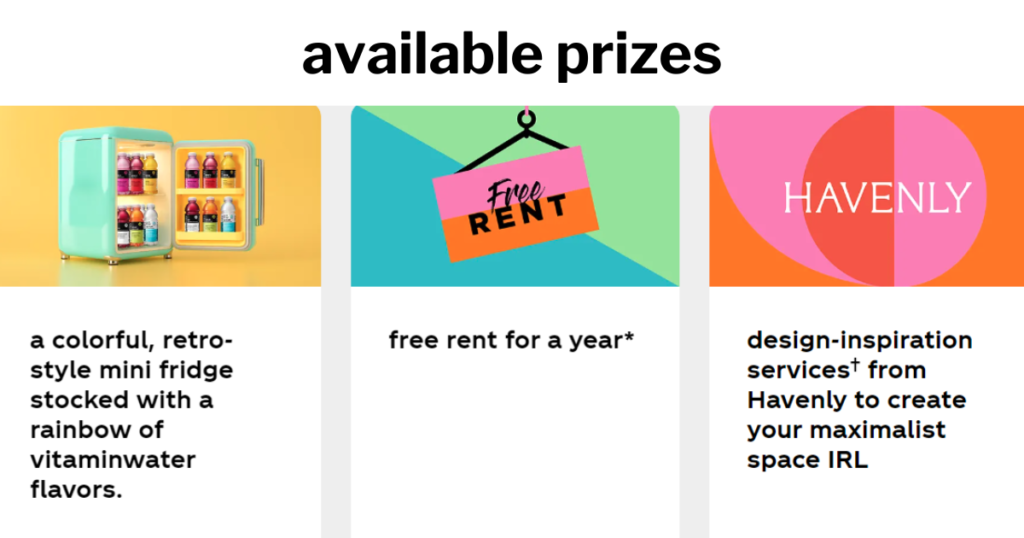 vitaminwater Paint Your Rent Contest