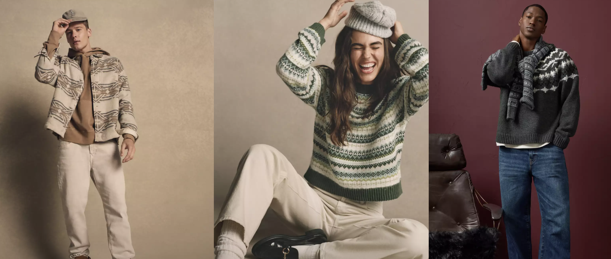 people wearing American Eagle clothing