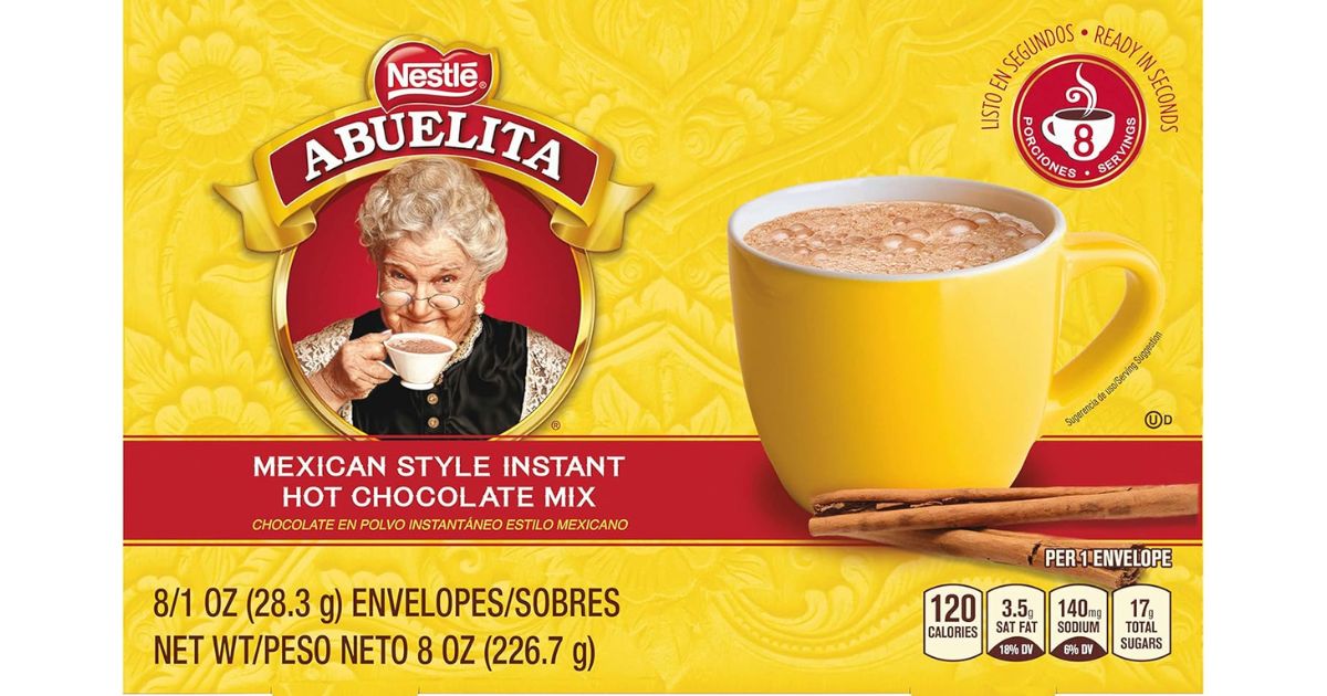 box of Abuelita Hot Chocolate Mix