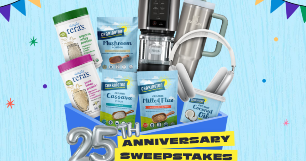 Carrington Farms 25th Anniversary Sweepstakes