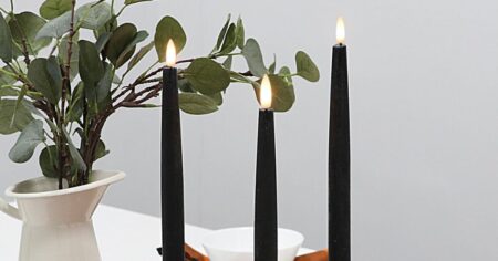 three candles