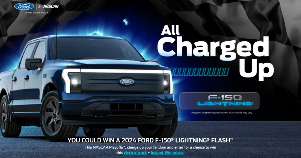NASCAR Ford Playoffs Sweepstakes Instant Win Game