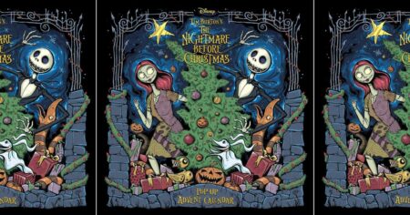 Nightmare Before Christmas Advent Calendar Book