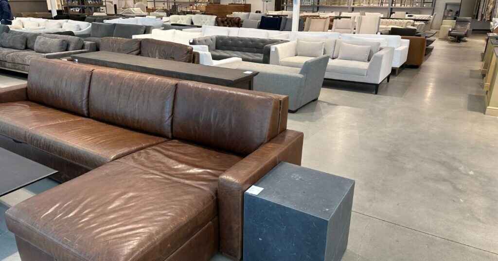 Couch from Restoration Hardware Outlet - The Freebie Guy