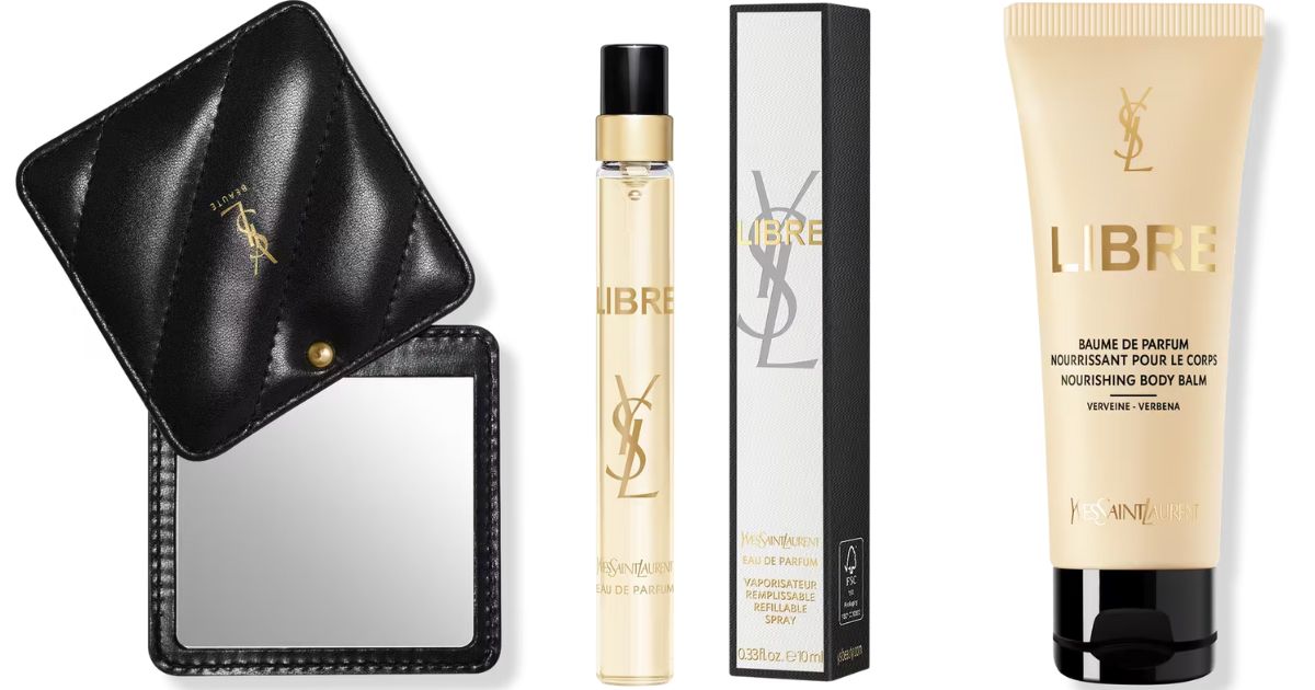 Yves Saint Laurent Libre Spray, Mirror & Lotion ONLY 35 Shipped The
