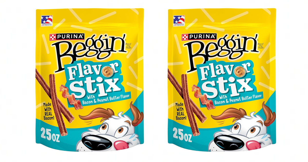 Free Beggin' Flavor Stix with Bacon and Peanut Butter Dog Treats The