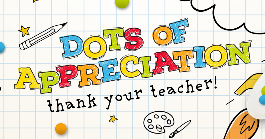 dots of appreciation