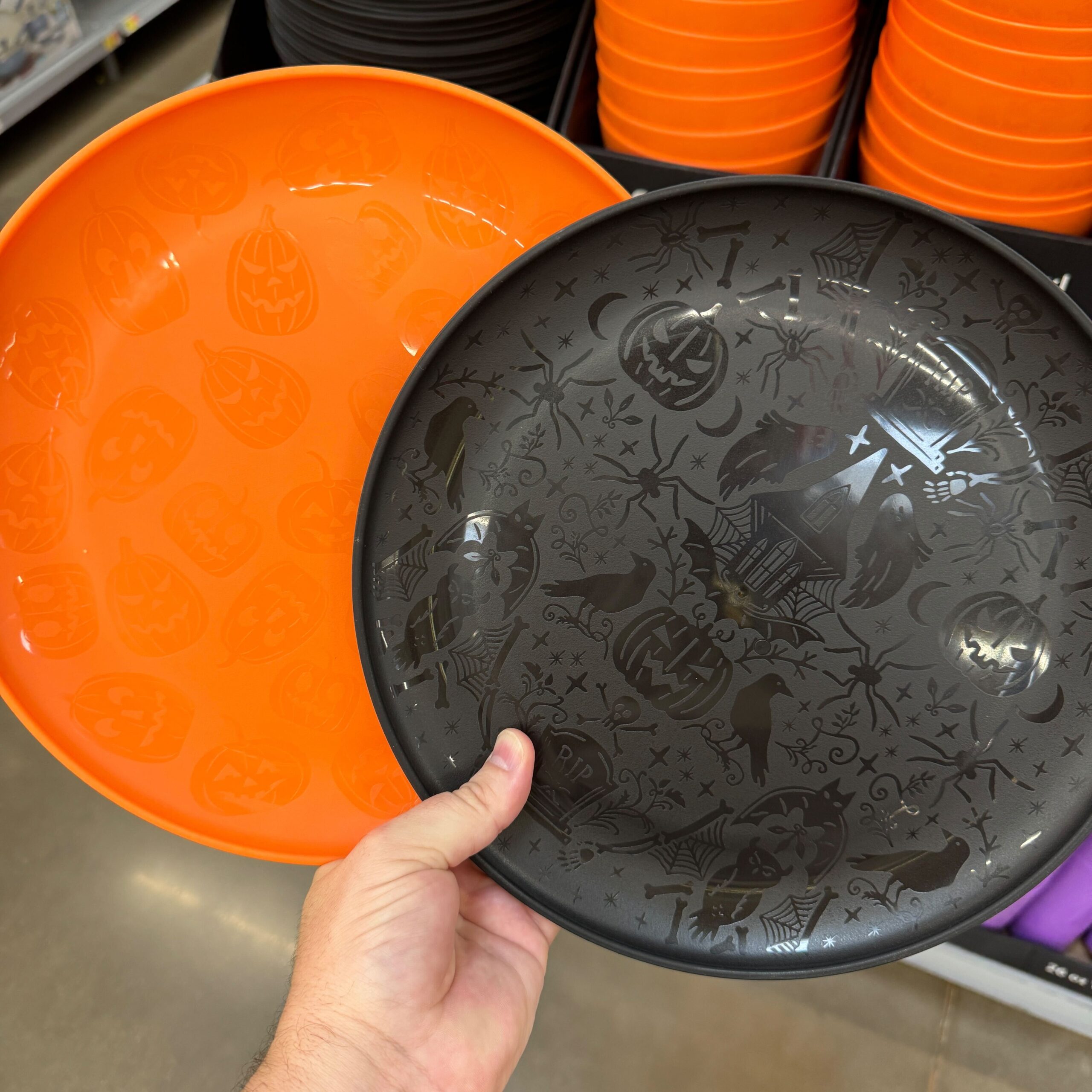 mainstays halloween plates scaled