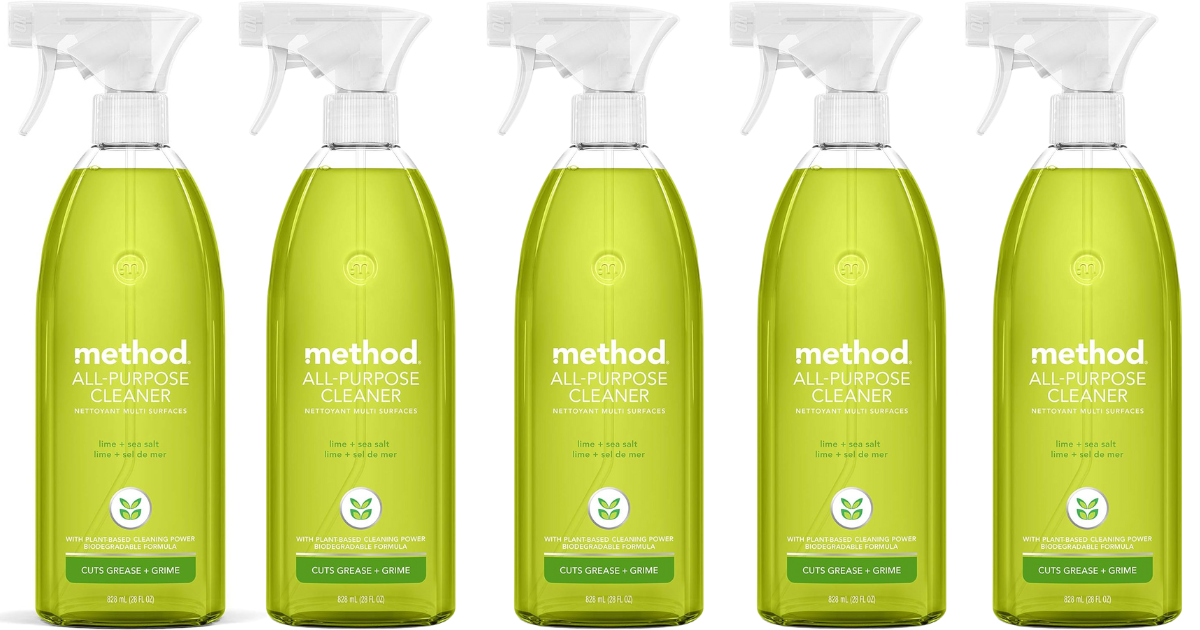 Method Lime + Sea Salt AllPurpose Cleaner Spray NOW 2! The Freebie