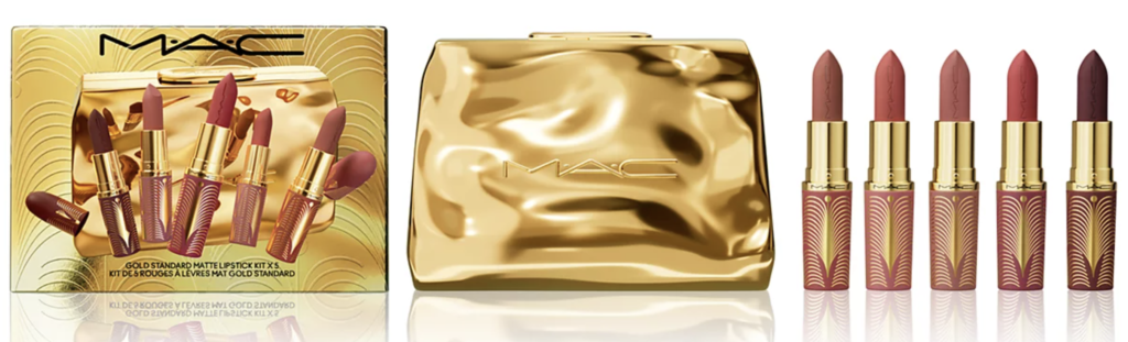 6 Pc Gold Standard Matte Lipstick Set