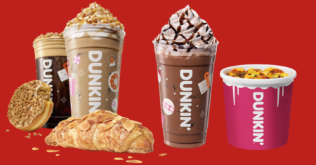 Dunkin Holiday Menu Drops Nov 1st With FREE Donuts on Wednesdays!