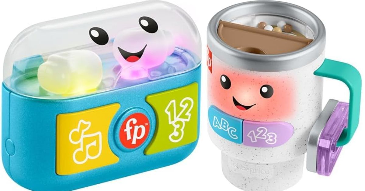 Fisher Price Set Fisher Price Set with earbuds and mug