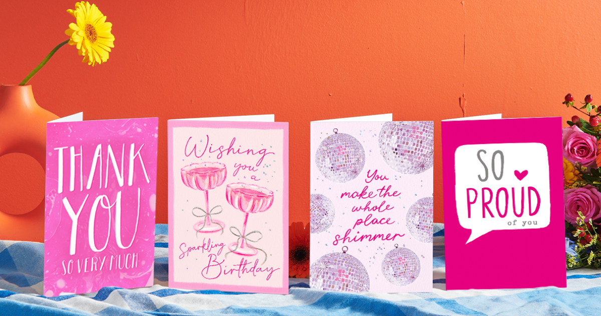 Free Brit Co Pink Agenda x Moonpig Collection Card