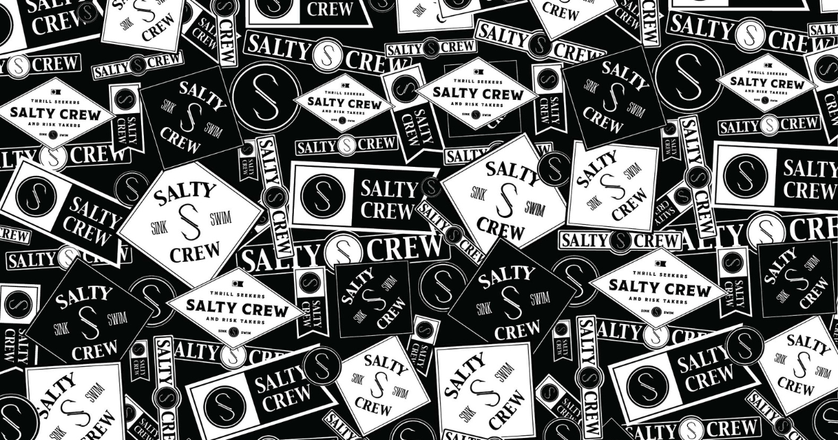Free Salty Crew Sticker Sheet