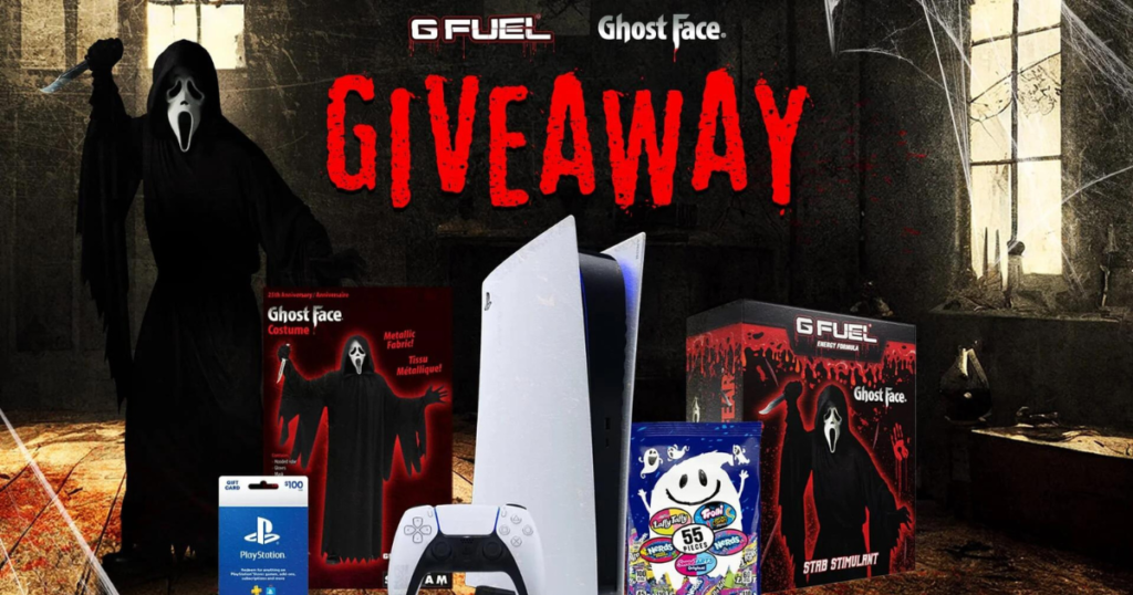 G FUEL Ghost Face Giveaway