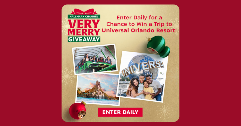 Hallmark Channel’s Very Merry Giveaway Sweepstakes
