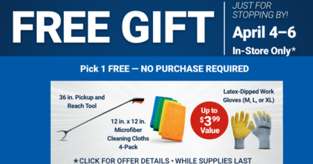 Harbor Freight Free Gift