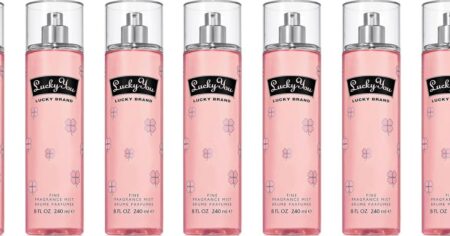 row of Lucky You Body Mists