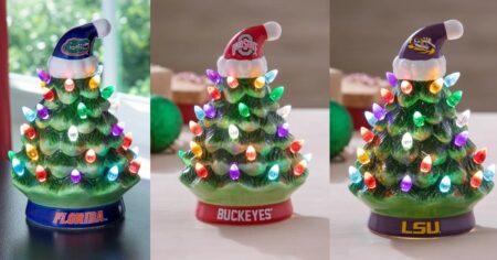 NCAA CERAMIC CHRISTMAS TREE
