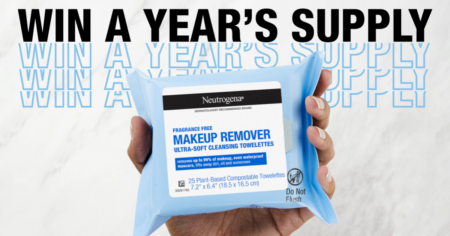 Neutrogena Annual Supply of Wipes Sweepstakes