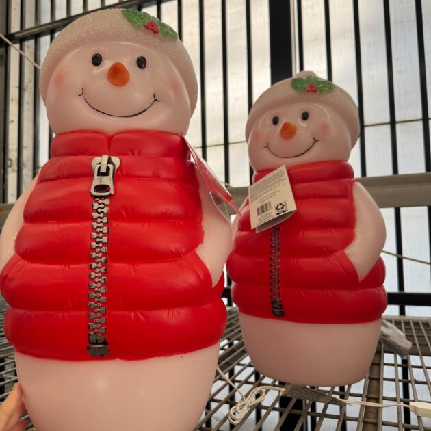 Snowman Blow Mold