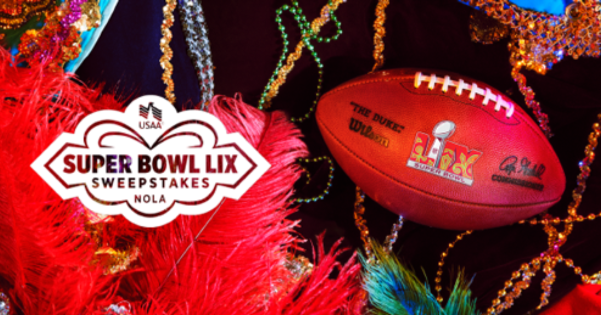 USAA NFL Super Bowl LIX Sweepstakes The Freebie Guy®