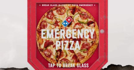 emergency pizza dominos