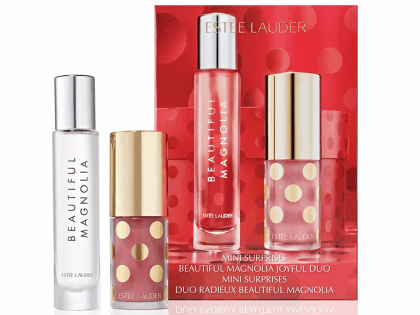 2-Pc. Beautiful Magnolia Eau de Parfum Joyful Lip Oil + Perfume Gift Duo Set