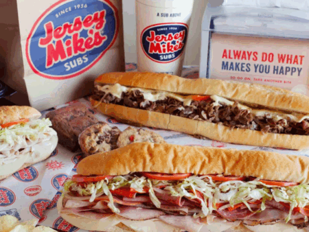 Jersey Mike's Food on Table