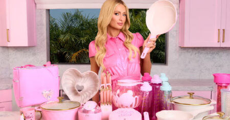 Paris Hilton Pink Kitchen