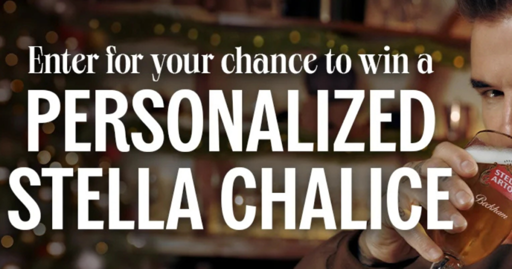 Stella Holiday Custom Chalice Sweepstakes