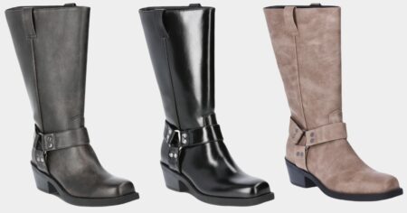 TIME AND TRU MOTO BOOTS