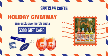 The Spritz Del Conte “Holiday Spritz” Sweepstakes