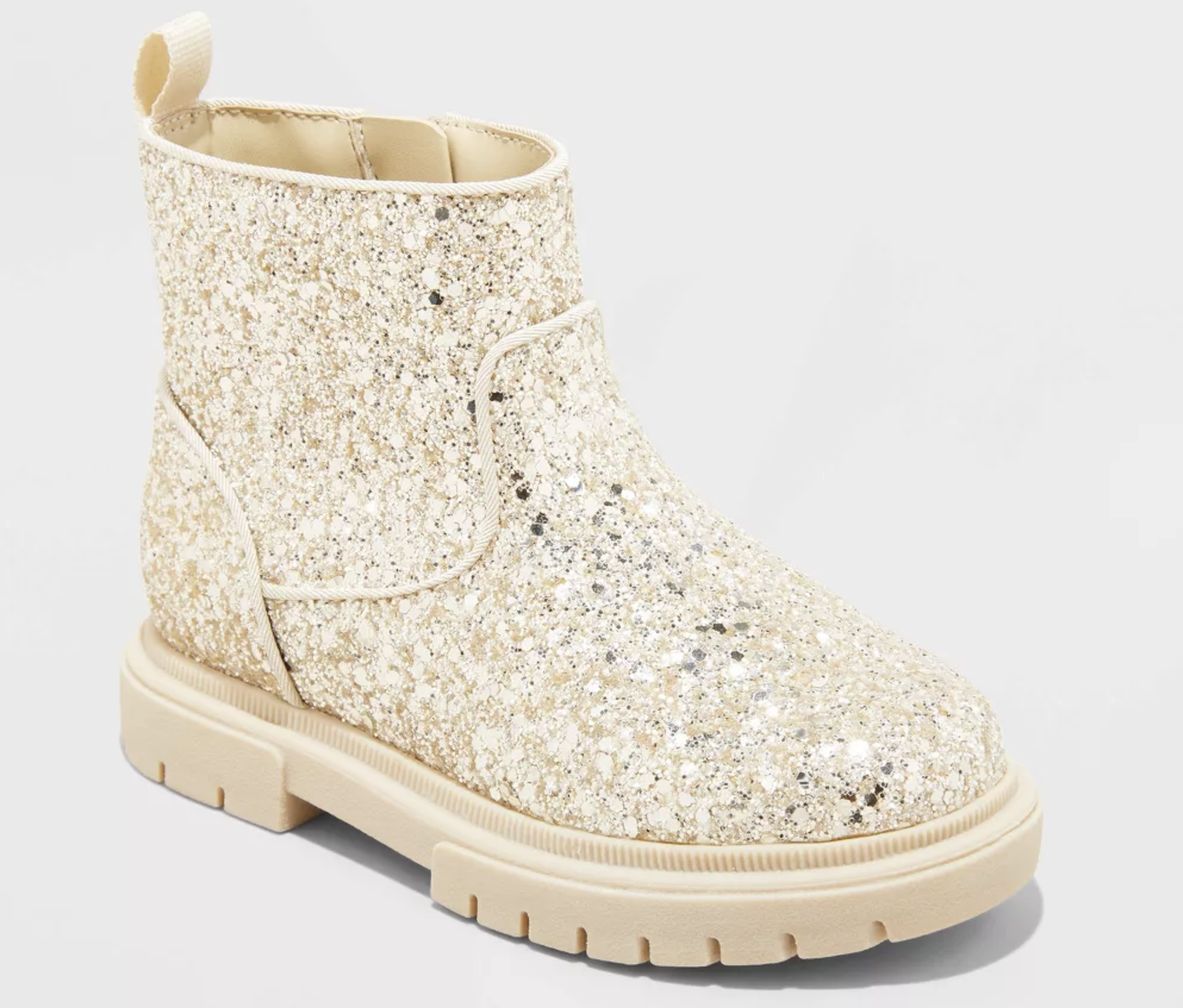 Toddler Flora Glitter Boots