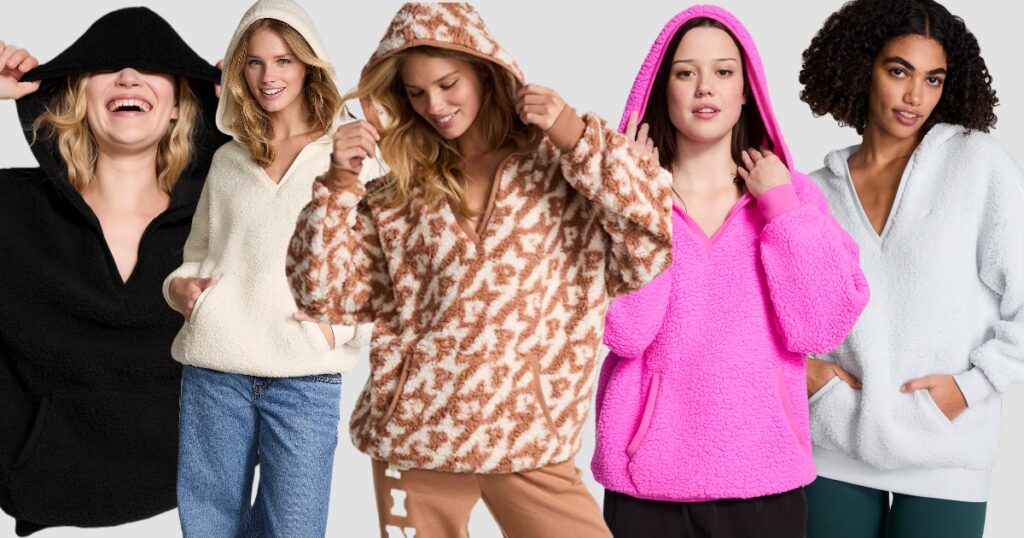 VICTORIA S SECRET PINK FLEECE HOODIE