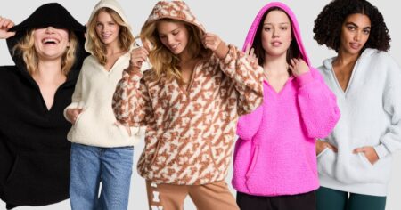 VICTORIA S SECRET PINK FLEECE HOODIE