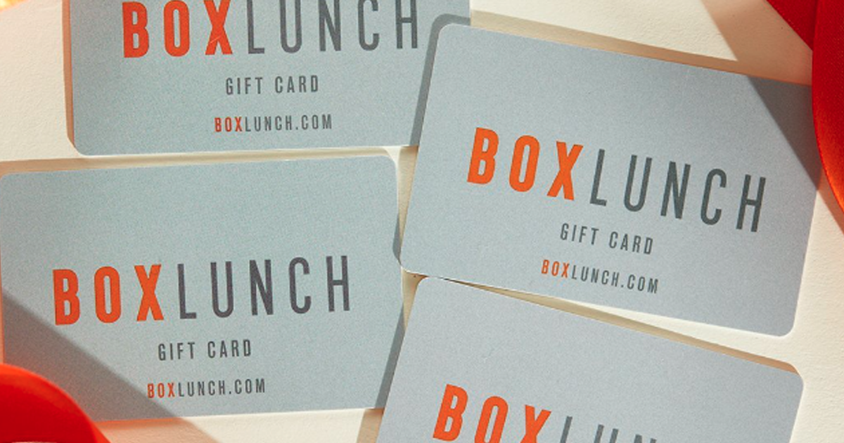 box lunch gift card