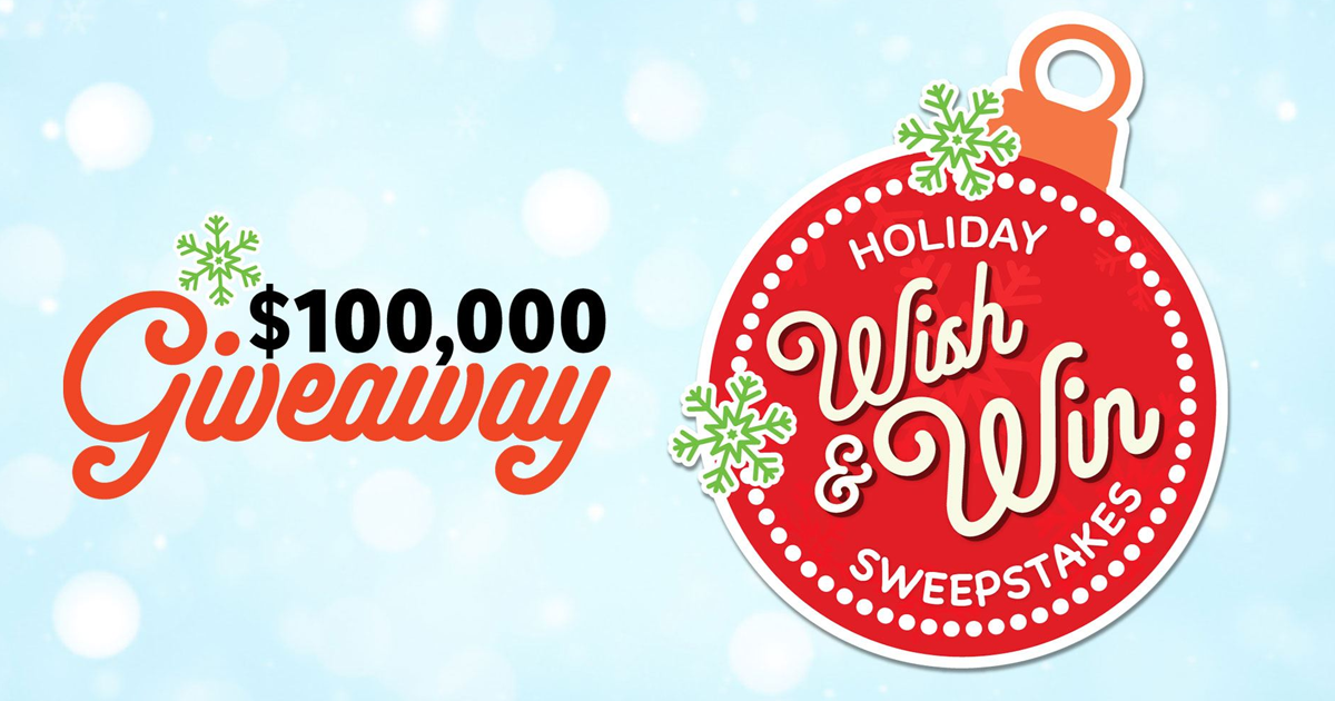 2024 Holiday Wish and Win 100,000 Giveaway! 10 WINNERS GET 10,000