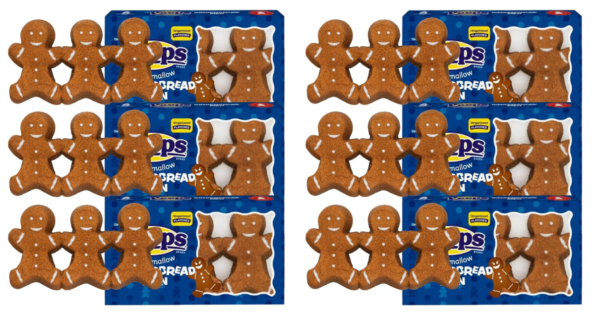 peeps gingerbread men