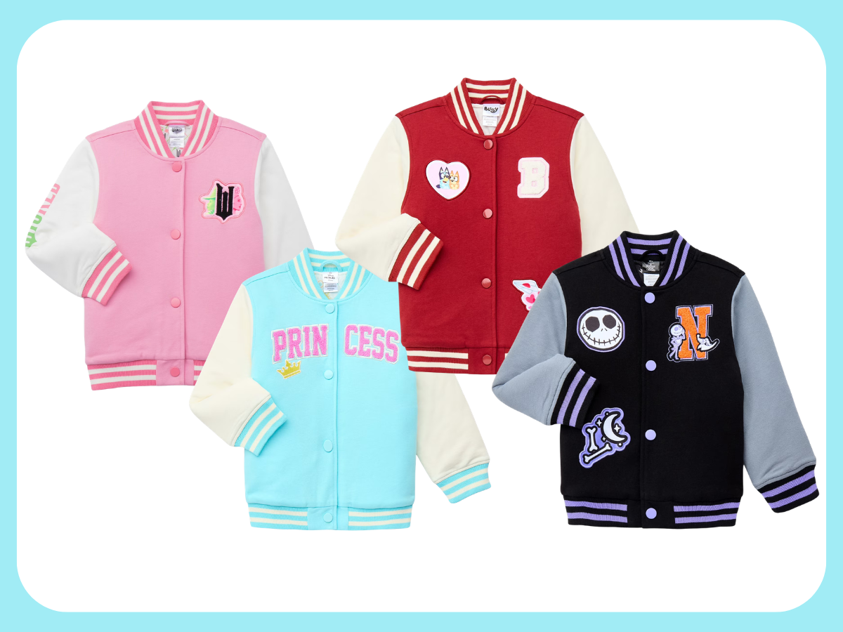 toddler character varsity jackets walmart