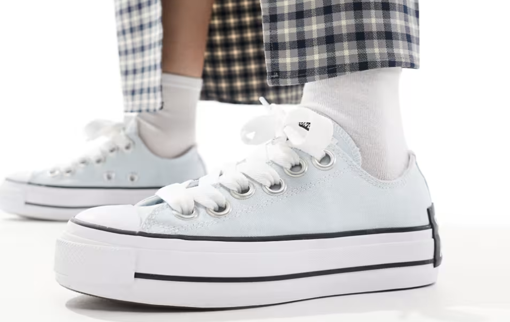 Converse light blue