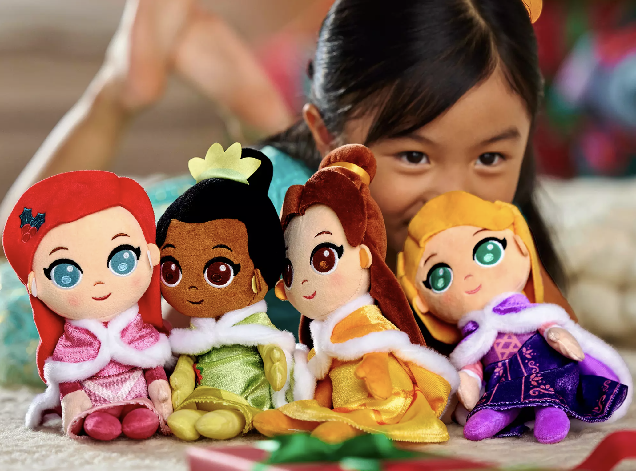Disney Princess Holiday Soft Doll Set