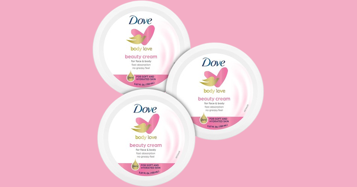 Dove Beauty Cream Dove Body Love Beauty Cream 3 Pack 5 07 fl oz
