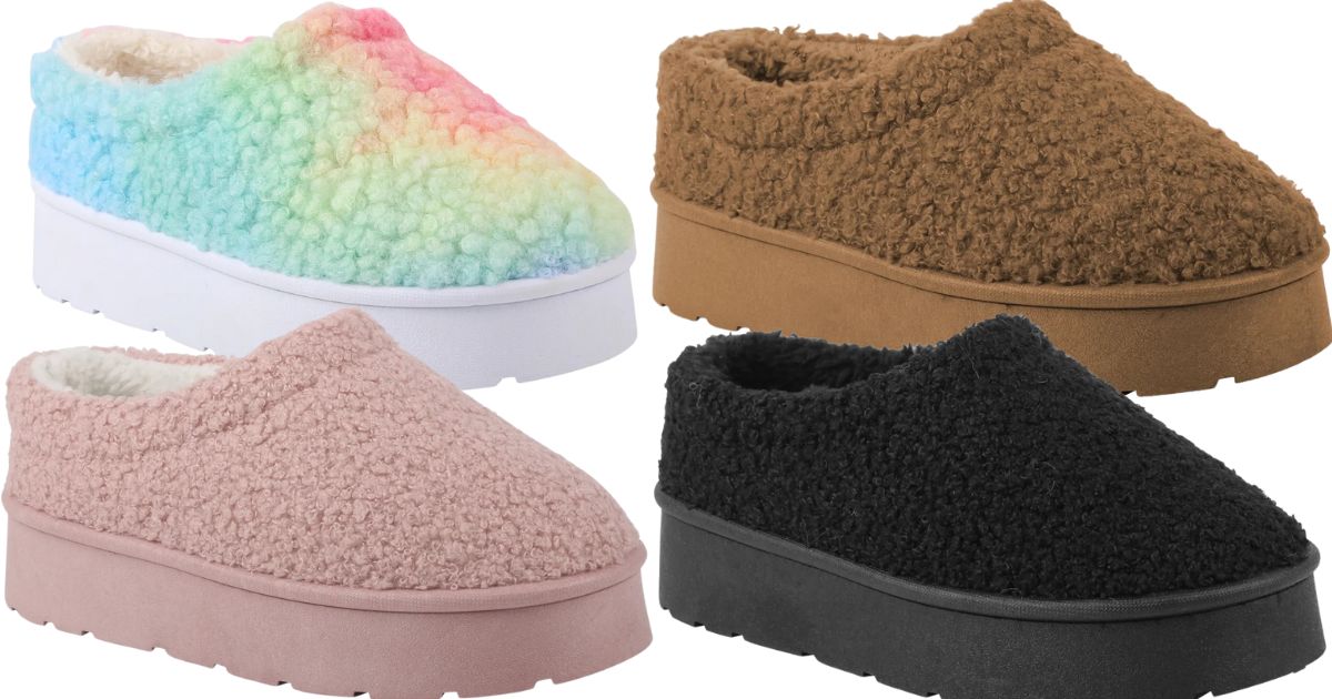 Girls Platform Slippers Girls Platform Slippers