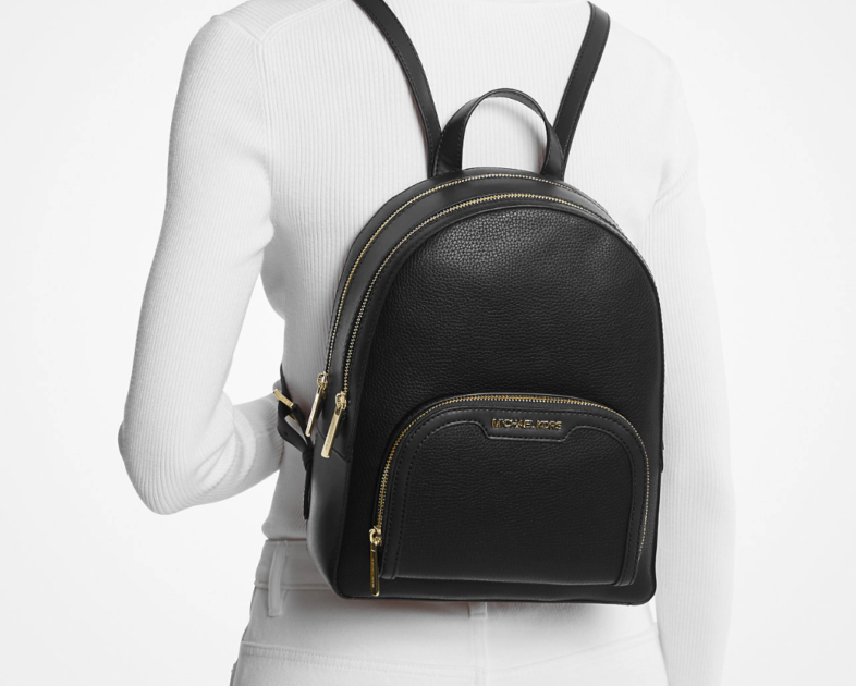 Jaycee Medium Pebbled Leather Backpack