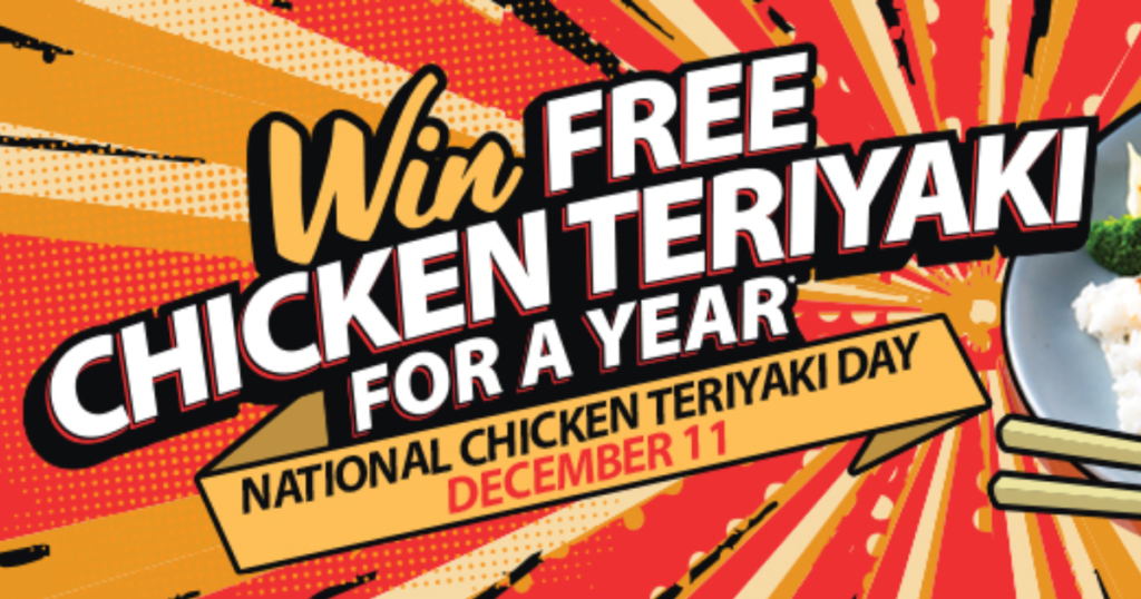 National Chicken Teriyaki Day Giveaway