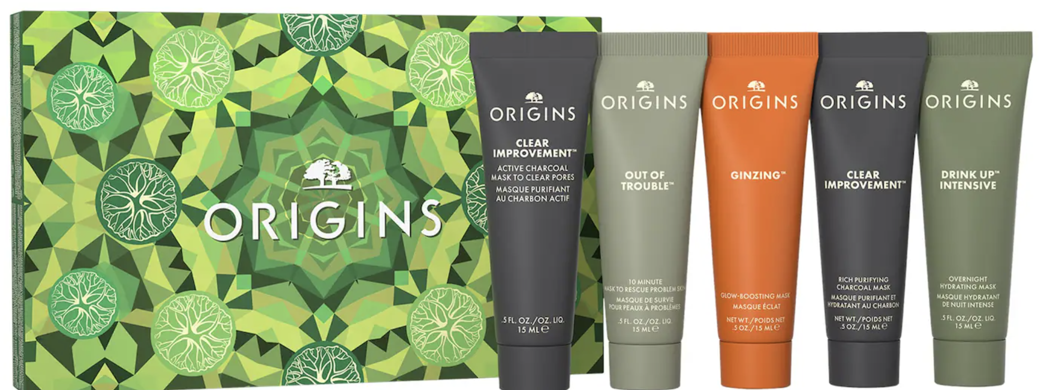 Origins MULTI-MASKERS Five Mini Masking Essentials Gift Set