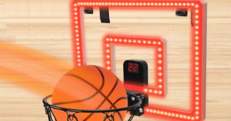 Over the door basketball hoop