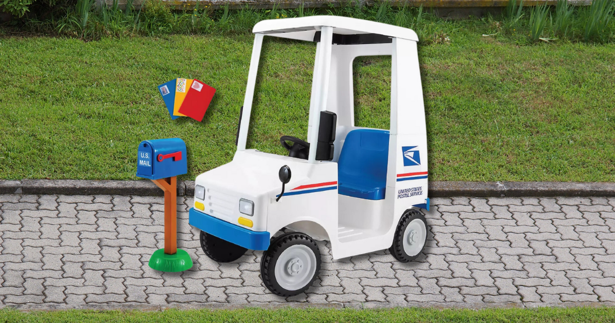 Flybar USPS Electric RideOn Truck Only 119 at Target (Reg. 200